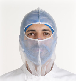 Eye Opening Balaclava Elasticated Bottom White Case 500