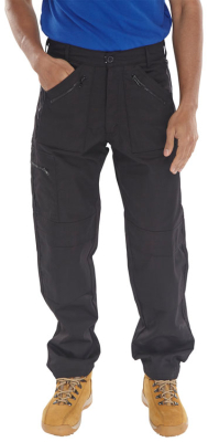 Action Work Trousers Black 40S