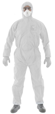 Microguard 1500 Plus White Disposable Coverall Large