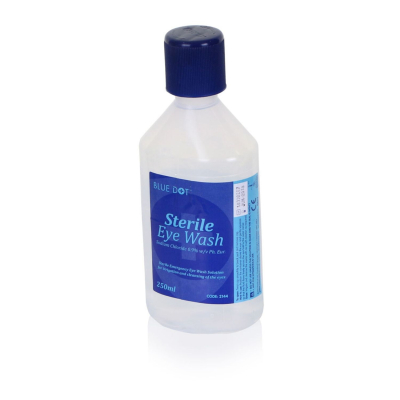 Blue Dot Eyewash Bottle 250ml