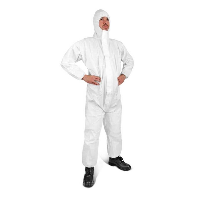 White Disposable Coverall Type 5/6 Medium
