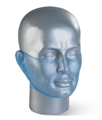 Disposable Beard Snood Blue Pack 12