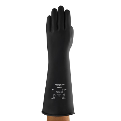 Industrial Latex Gloves Medium Weight 17' Size 09