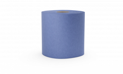 2 Ply Blue Centre Feed Roll 150 Metre