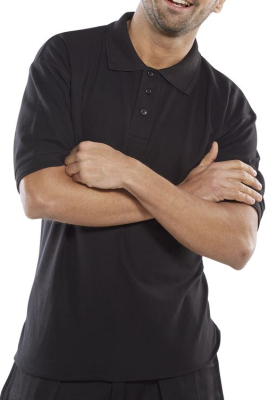 Premium Polo Shirt Black XL