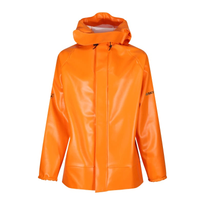 Chemsol HG Jacket With Hood Adjustable Chin Strap And Elasticated Wrists Orange