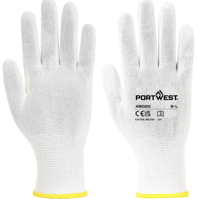 AB020 Assembly Glove White Size Large