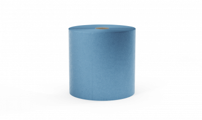 1 Ply Blue Embossed Roll Towel 200m