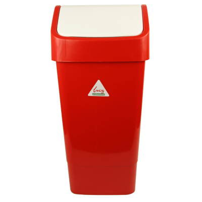 50 Litre Red Swing Bin