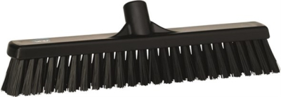 Vikan Broomhead 410mm Soft/Hard Black