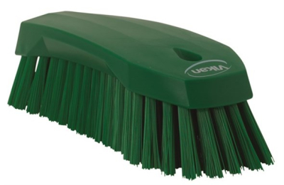 Vikan Hand Brush L, 200 mm, Hard, Green