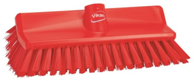 Vikan High-Low Brush, 265 mm, Medium, Red