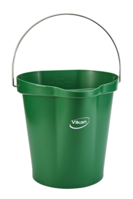 Vikan Hygiene Bucket 12 Litre Green