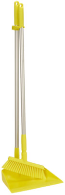 Vikan Upright Dustpan and Broom Set 330mm Yellow