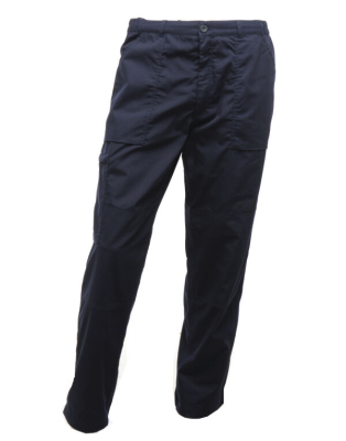 Action Work Trousers Regular Lined Navy 46Inch
