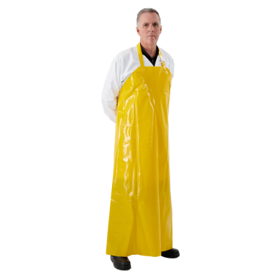 Supertouch Heavy Duty Waterproof TPU Apron Yellow Pack 10