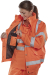 Construction Bomber Jacket Orange XXXL