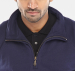 Quarter Zip Polycotton Sweatshirt Black XXXL